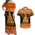 perth-scorchers-cricket-christmas-couples-matching-off-shoulder-maxi-dress-and-hawaiian-shirt-merry-xmas-2023-indigenous-art