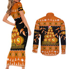 perth-scorchers-cricket-christmas-couples-matching-short-sleeve-bodycon-dress-and-long-sleeve-button-shirt-merry-xmas-2023-indigenous-art