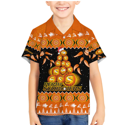 perth-scorchers-cricket-christmas-family-matching-mermaid-dress-and-hawaiian-shirt-merry-xmas-2023-indigenous-art