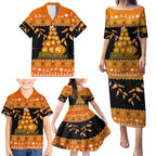 perth-scorchers-cricket-christmas-family-matching-puletasi-dress-and-hawaiian-shirt-merry-xmas-2023-indigenous-art