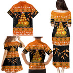 perth-scorchers-cricket-christmas-family-matching-puletasi-dress-and-hawaiian-shirt-merry-xmas-2023-indigenous-art