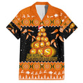 perth-scorchers-cricket-christmas-family-matching-short-sleeve-bodycon-dress-and-hawaiian-shirt-merry-xmas-2023-indigenous-art