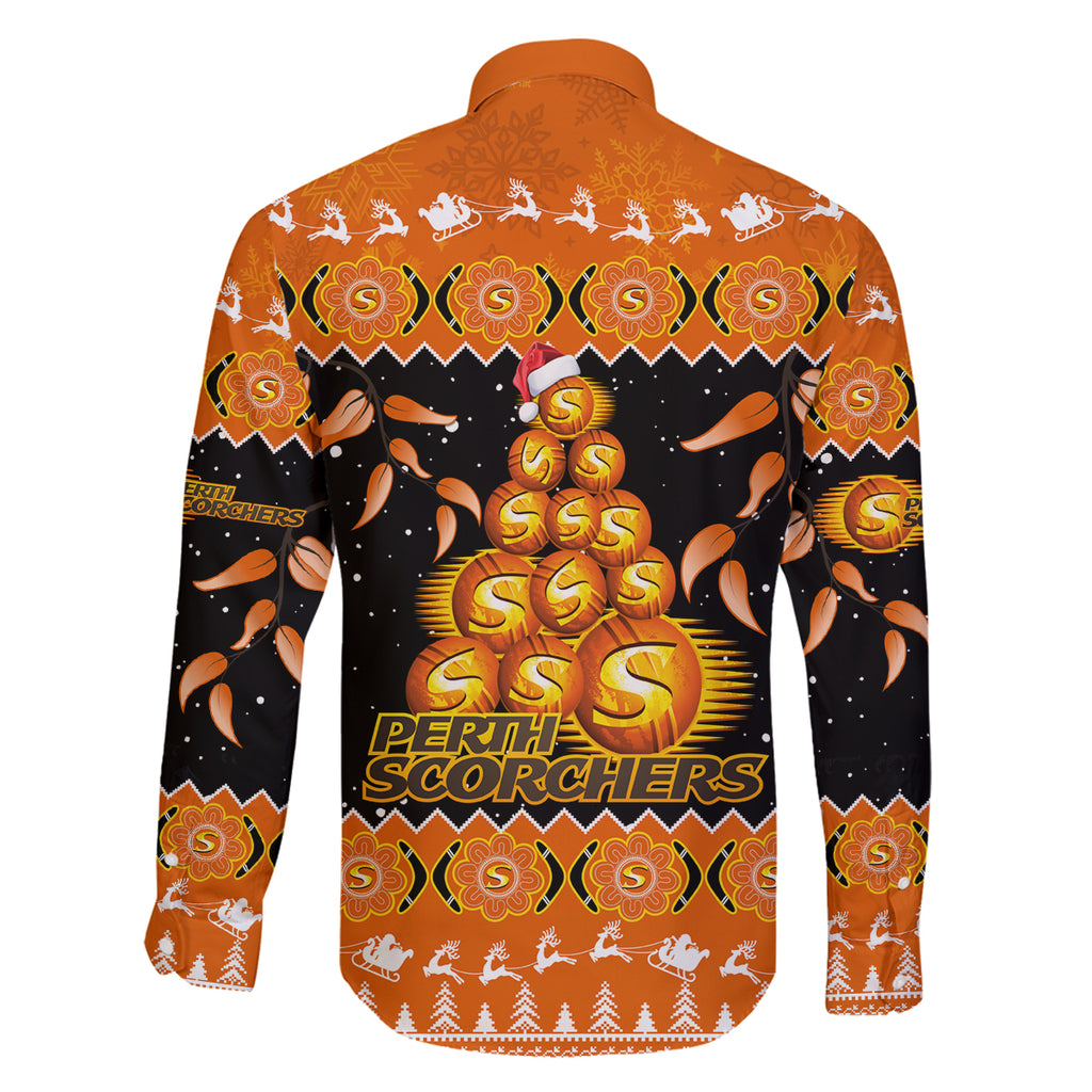 perth-scorchers-cricket-christmas-family-matching-summer-maxi-dress-and-hawaiian-shirt-merry-xmas-2023-indigenous-art