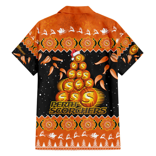 perth-scorchers-cricket-christmas-family-matching-tank-maxi-dress-and-hawaiian-shirt-merry-xmas-2023-indigenous-art