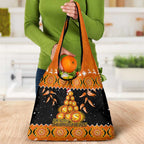 Perth Scorchers Cricket Christmas Grocery Bag Merry Xmas Indigenous Art
