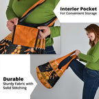 Perth Scorchers Cricket Christmas Grocery Bag Merry Xmas Indigenous Art