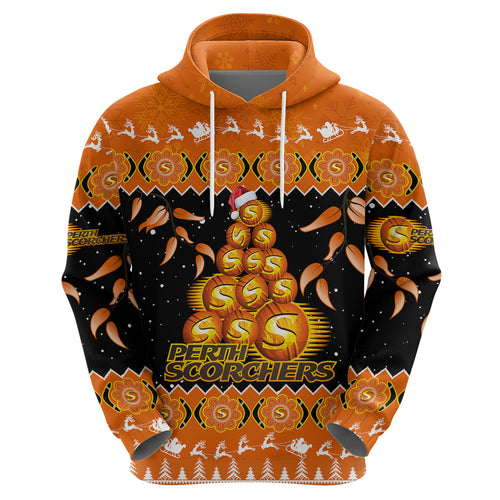 perth-scorchers-cricket-christmas-hoodie-merry-xmas-2023-indigenous-art