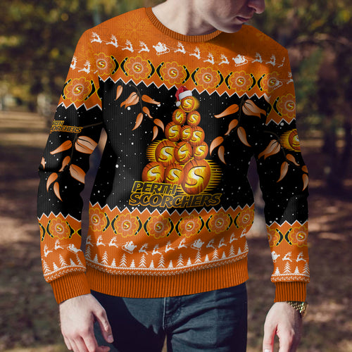 perth-scorchers-cricket-christmas-ugly-christmas-sweater-merry-xmas-2023-indigenous-art