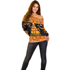 perth-scorchers-cricket-christmas-off-shoulder-sweater-merry-xmas-2023-indigenous-art