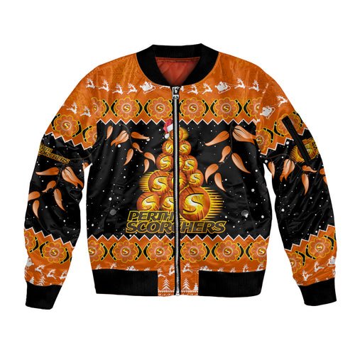 perth-scorchers-cricket-christmas-sleeve-zip-bomber-jacket-merry-xmas-2023-indigenous-art