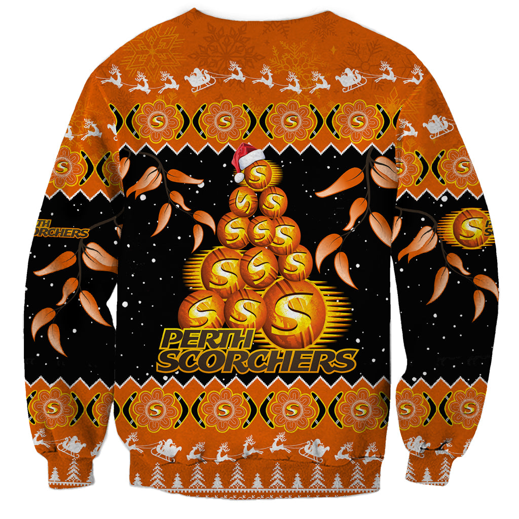 perth-scorchers-cricket-christmas-sweatshirt-merry-xmas-2023-indigenous-art