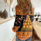 perth-scorchers-cricket-christmas-women-casual-shirt-merry-xmas-2023-indigenous-art