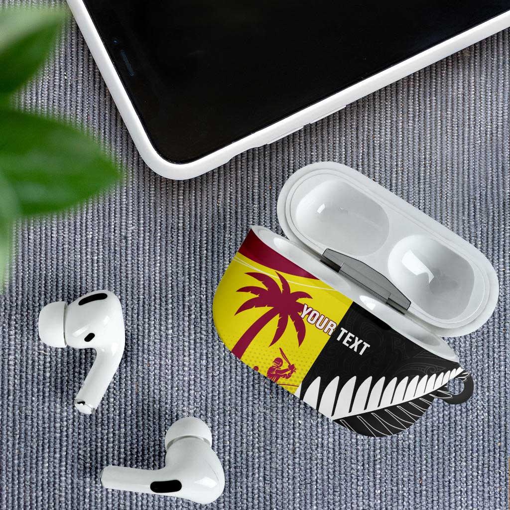 New Zealand and West Indies Cricket Custom AirPods Case Black Cap Windies Together - Aussie Hoodie