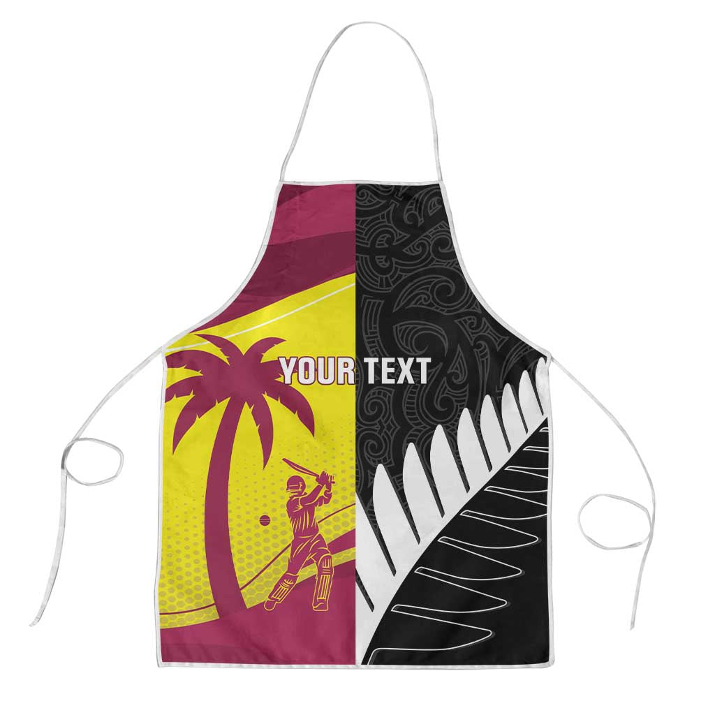 New Zealand and West Indies Cricket Custom Apron Black Cap Windies Together - Aussie Hoodie