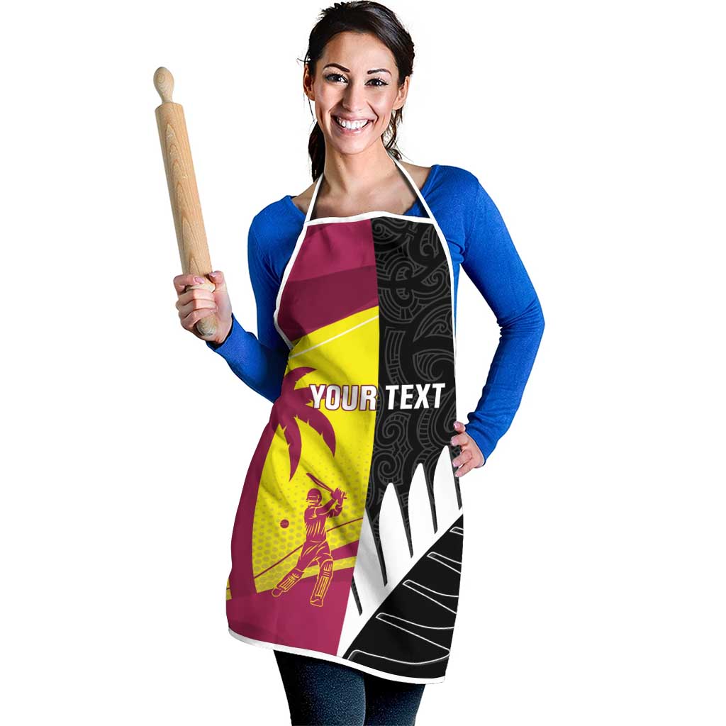 New Zealand and West Indies Cricket Custom Apron Black Cap Windies Together - Aussie Hoodie
