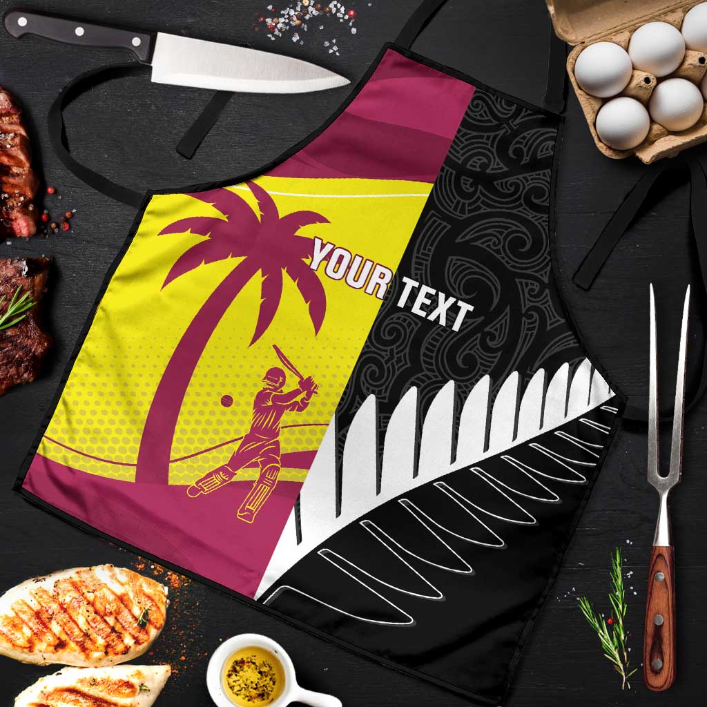 New Zealand and West Indies Cricket Custom Apron Black Cap Windies Together - Aussie Hoodie