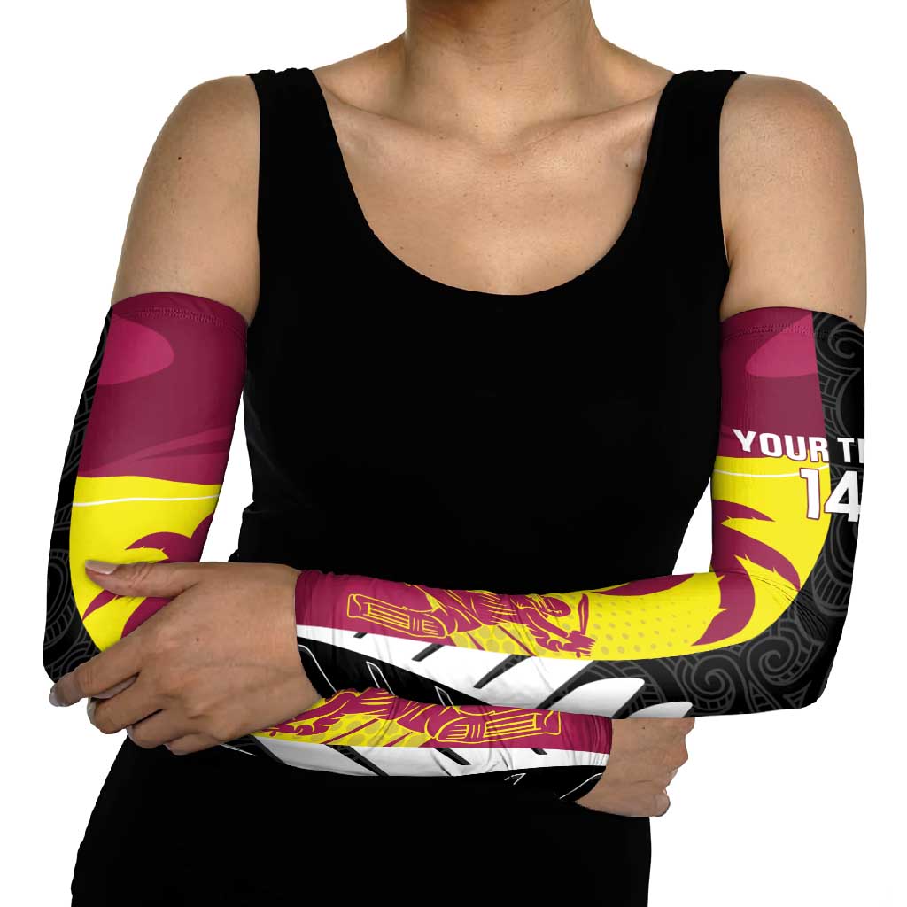 New Zealand and West Indies Cricket Custom Arm Sleeves Black Cap Windies Together - Aussie Hoodie