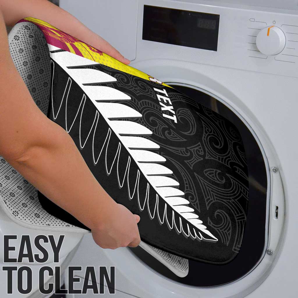 New Zealand and West Indies Cricket Custom Bathroom Set Black Cap Windies Together - Aussie Hoodie