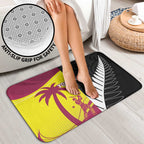 New Zealand and West Indies Cricket Custom Bathroom Set Black Cap Windies Together - Aussie Hoodie
