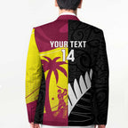 New Zealand and West Indies Cricket Custom Blazer Black Cap Windies Together - Aussie Hoodie
