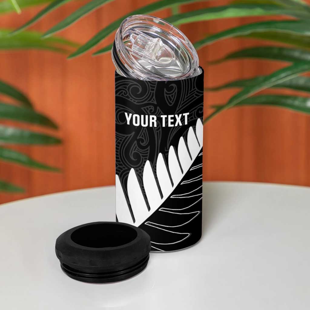 New Zealand and West Indies Cricket Custom 4 in 1 Can Cooler Tumbler Black Cap Windies Together - Aussie Hoodie