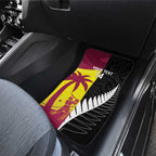 New Zealand and West Indies Cricket Custom Car Mats Black Cap Windies Together - Aussie Hoodie