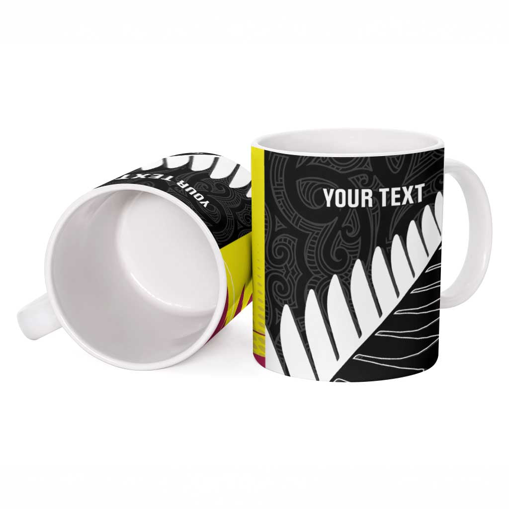 New Zealand and West Indies Cricket Custom Ceramic Mug Black Cap Windies Together - Aussie Hoodie