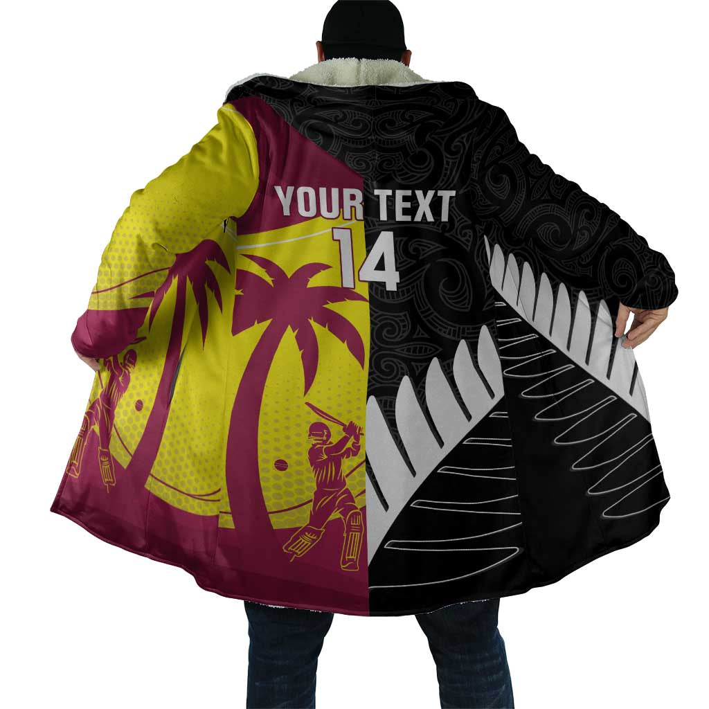 New Zealand and West Indies Cricket Custom Cloak Black Cap Windies Together - Aussie Hoodie