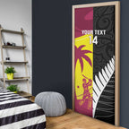 New Zealand and West Indies Cricket Custom Door Cover Black Cap Windies Together - Aussie Hoodie