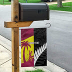 New Zealand and West Indies Cricket Custom Garden Flag Black Cap Windies Together - Aussie Hoodie