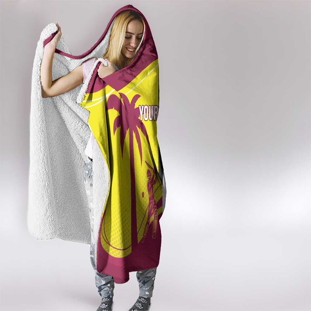 New Zealand and West Indies Cricket Custom Hooded Blanket Black Cap Windies Together - Aussie Hoodie