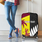 New Zealand and West Indies Cricket Custom Luggage Cover Black Cap Windies Together - Aussie Hoodie