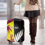 New Zealand and West Indies Cricket Custom Luggage Cover Black Cap Windies Together - Aussie Hoodie