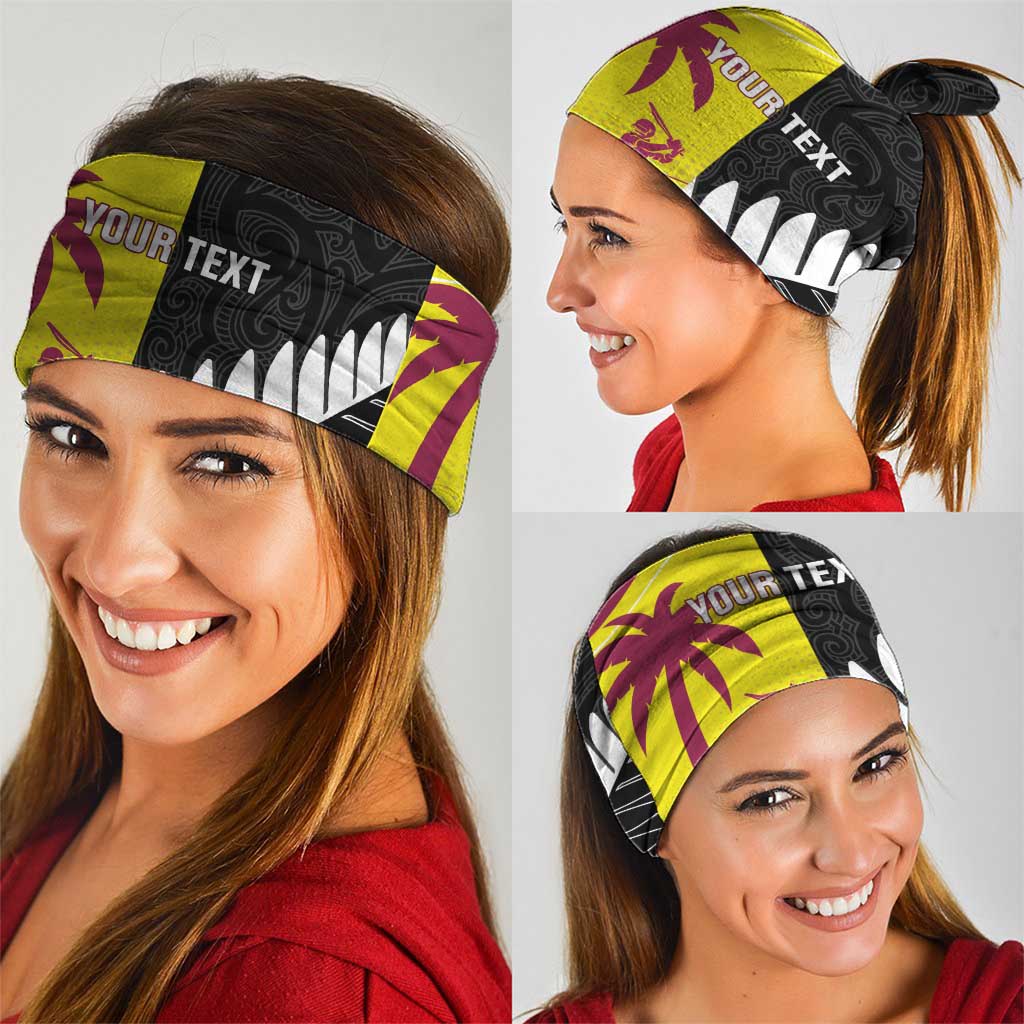 New Zealand and West Indies Cricket Custom Neck Gaiter Black Cap Windies Together - Aussie Hoodie