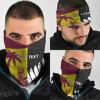 New Zealand and West Indies Cricket Custom Neck Gaiter Black Cap Windies Together - Aussie Hoodie