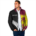 New Zealand and West Indies Cricket Custom Padded Jacket Black Cap Windies Together - Aussie Hoodie