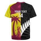 New Zealand and West Indies Cricket Custom Rugby Jersey Black Cap Windies Together - Aussie Hoodie