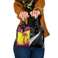New Zealand and West Indies Cricket Custom Shoulder Handbag Black Cap Windies Together - Aussie Hoodie