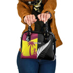 New Zealand and West Indies Cricket Custom Shoulder Handbag Black Cap Windies Together - Aussie Hoodie