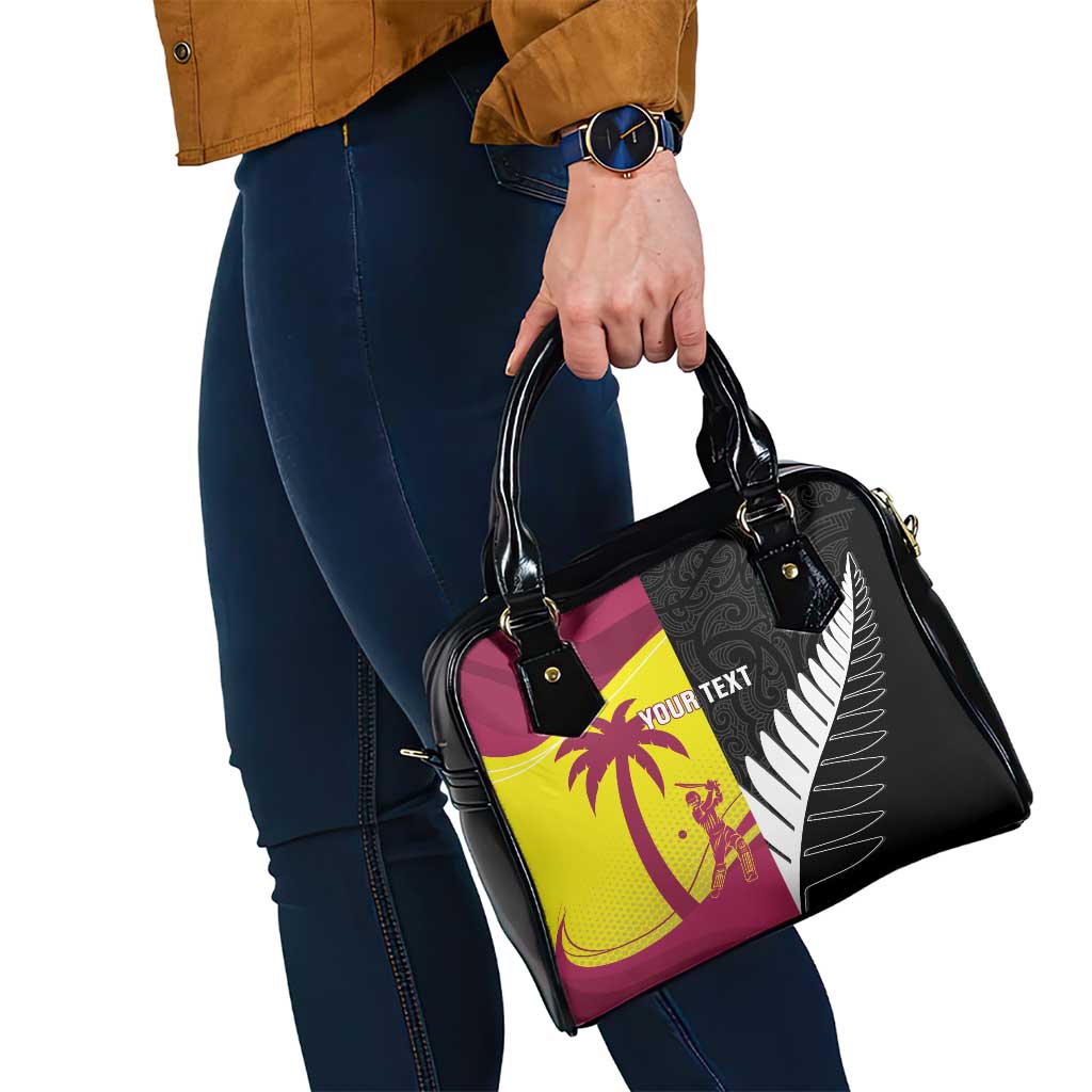 New Zealand and West Indies Cricket Custom Shoulder Handbag Black Cap Windies Together - Aussie Hoodie