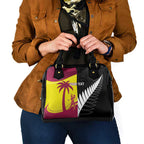 New Zealand and West Indies Cricket Custom Shoulder Handbag Black Cap Windies Together - Aussie Hoodie