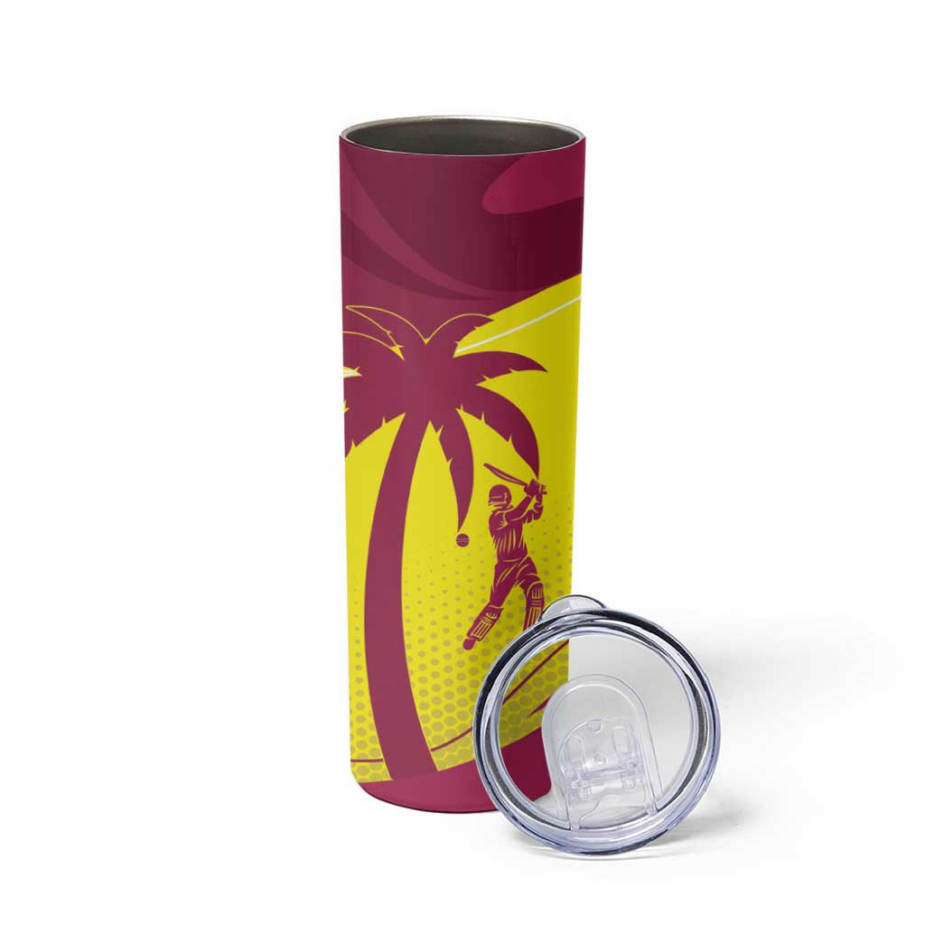 New Zealand and West Indies Cricket Custom Skinny Tumbler Black Cap Windies Together - Aussie Hoodie