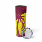 New Zealand and West Indies Cricket Custom Skinny Tumbler Black Cap Windies Together - Aussie Hoodie