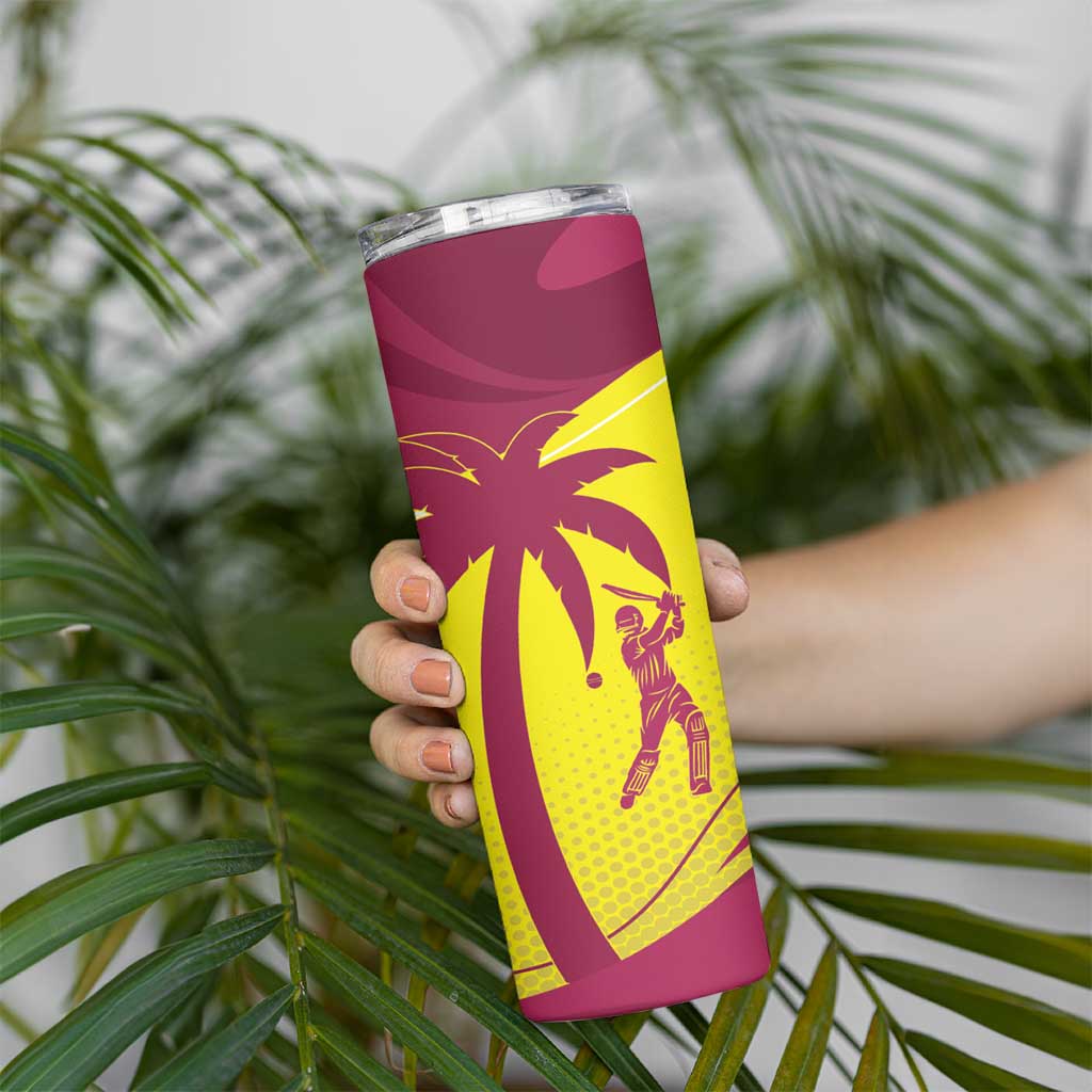 New Zealand and West Indies Cricket Custom Skinny Tumbler Black Cap Windies Together - Aussie Hoodie