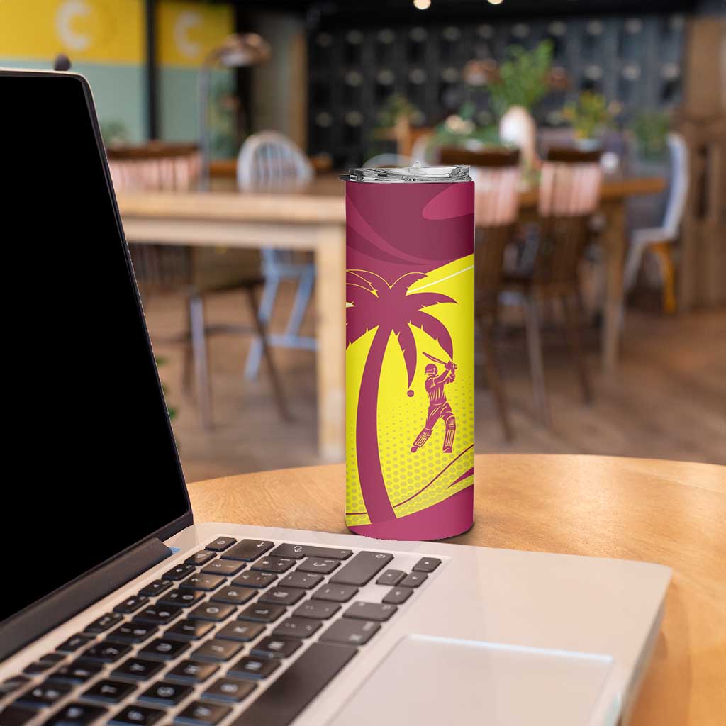 New Zealand and West Indies Cricket Custom Skinny Tumbler Black Cap Windies Together - Aussie Hoodie