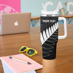 New Zealand and West Indies Cricket Custom Tumbler With Handle Black Cap Windies Together - Aussie Hoodie
