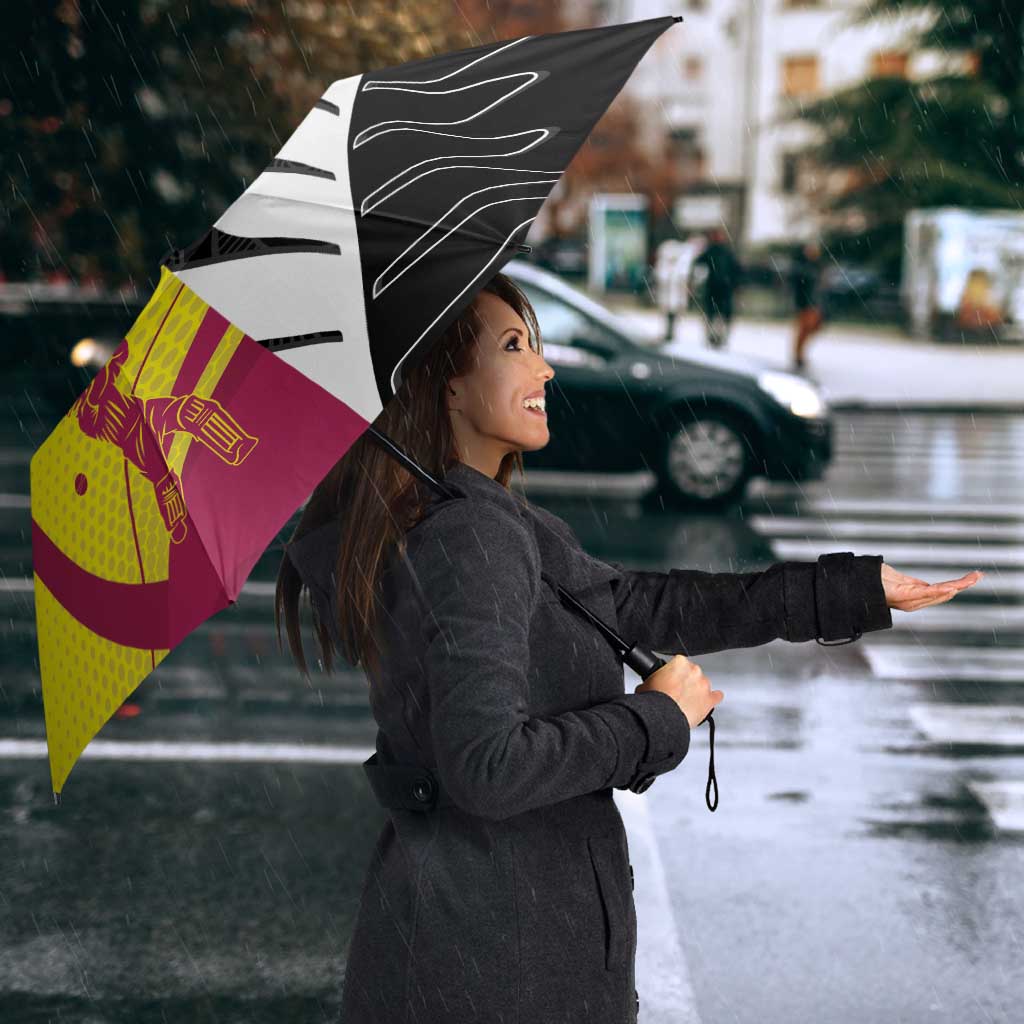 New Zealand and West Indies Cricket Custom Umbrella Black Cap Windies Together - Aussie Hoodie