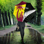 New Zealand and West Indies Cricket Custom Umbrella Black Cap Windies Together - Aussie Hoodie