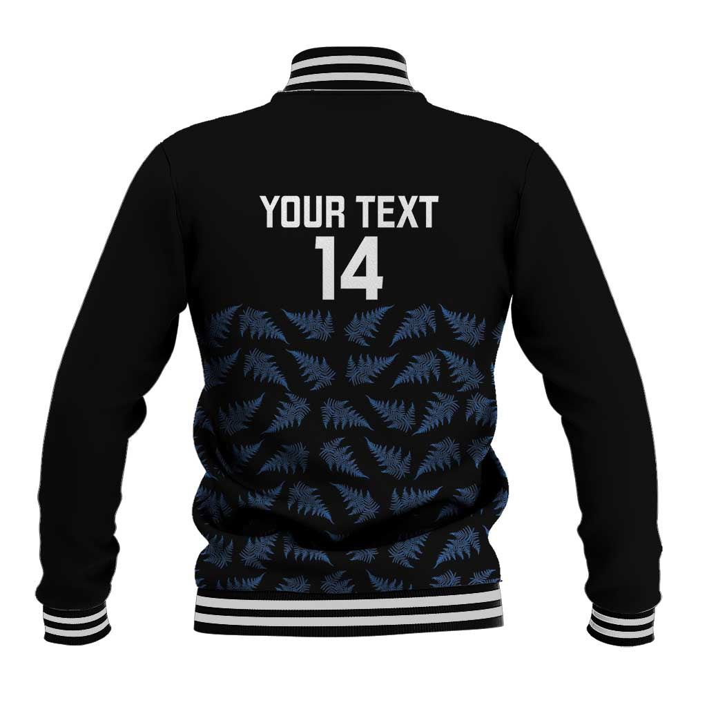 New Zealand Silver Fern Cricket Custom Baseball Jacket Black Cap T20 Version - Aussie Hoodie