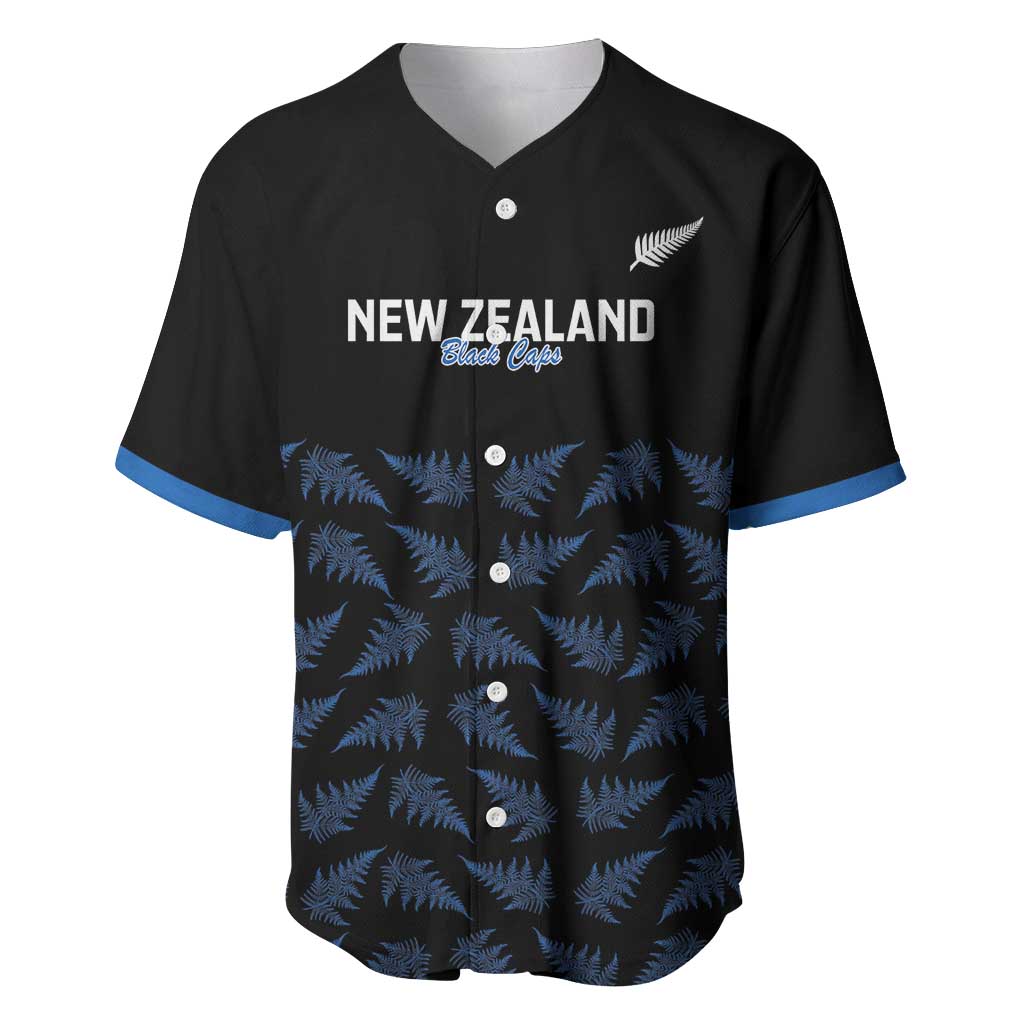 New Zealand Silver Fern Cricket Custom Baseball Jersey Black Cap T20 Version - Aussie Hoodie